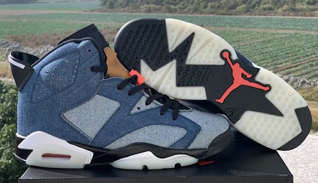 Air Jordan Retro 6 VI Grade AAA Washed Denim Black